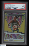 2021 Panini Prizm Wnba Fearless #17 Jewell Loyd Fearless-Gold Prizm PSA 9