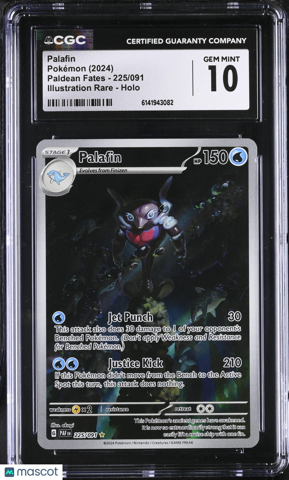 2024 Paldean Fates Palafin CGC 10