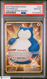 2021 Pokemon Sword & Shield Chilling Reign Fa/Snorlax Secret PSA 10