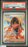 2024 Pokemon Twm En-Twilight Masquerade Carmine Special Illustration Rare PSA 9
