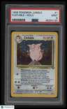 1999 Pokemon Jungle Clefable-Holo PSA 9