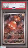 2024 Pokemon Japanese Sv8-Super Electric Breaker Stunfisk Art Rare PSA 10