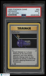 1999 Pokemon Game Defender 1st Edition PSA 9