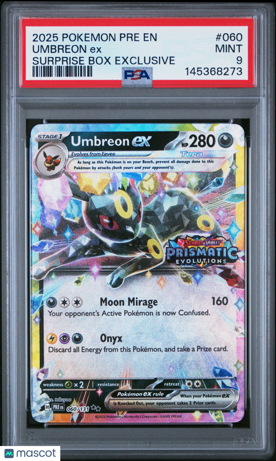 first umbreon pokemon card 2001 Pokemon Neo Discovery Umbreon 1st Edition PSA 9