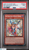 2025 Yu-Gi-Oh! Alin-Alliance Insight Drk Mgcn Grl/Apprntc 1st Edition PSA 9