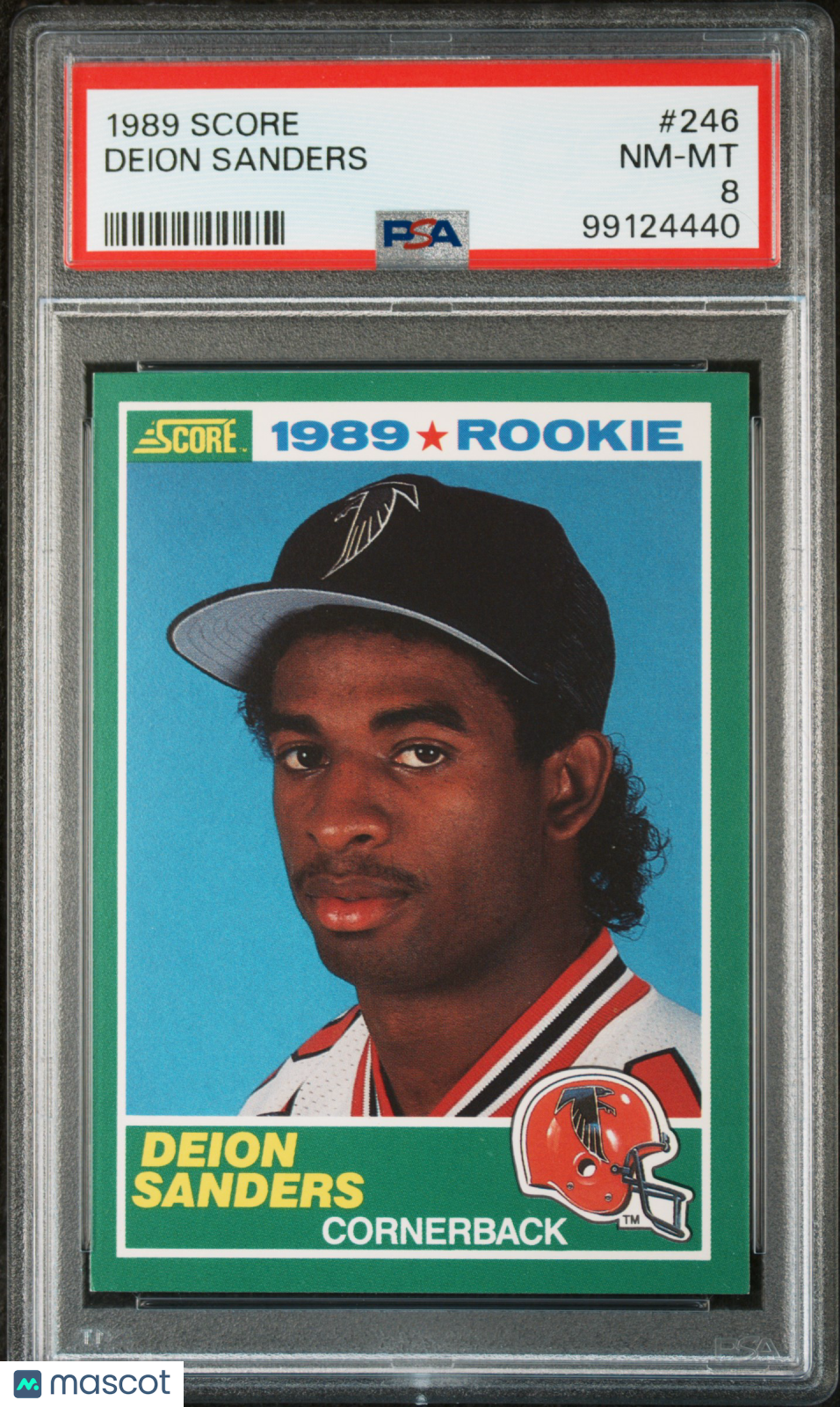 1989 Score Deion Sanders PSA 8