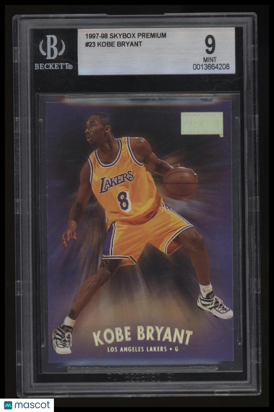 1997-98 SkyBox Premium Kobe Bryant BGS 9.0