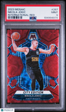 2023 Panini Mosaic Nikola Jokic International Red PSA 9