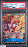 2025 One Piece Op11-A Fist Of Divine Speed Nami Alternate Art PSA 10