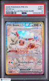 2025 Pokemon Prismatic Evolutions Eevee Ex Special Illustration Rare PSA 9