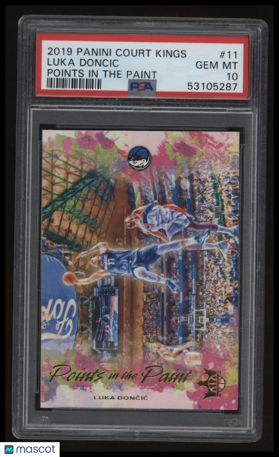 2019 Panini Court Kings Points In The Paint Luka Doncic PSA 10