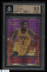 2013-14 Select Red Hot Prizms Purple Kyrie Irving BGS 9.5