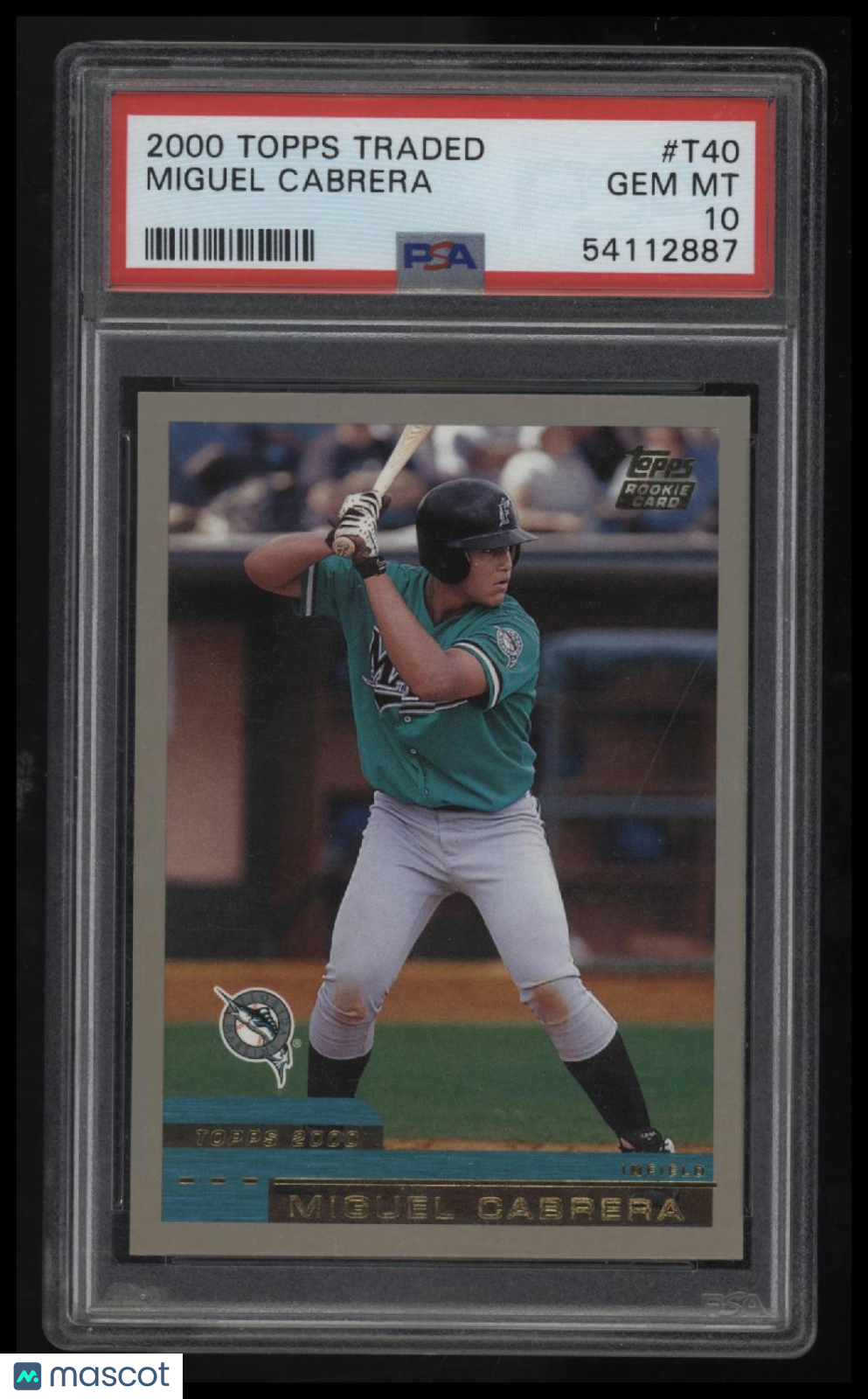 2000 Topps Traded Miguel Cabrera PSA 10