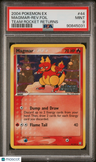 2004 Pokemon Ex Team Rocket Returns Magmar-Rev.Foil (Small Chip In Slab) PSA 9