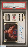 2022 Panini Contenders Jaden Ivey Var-Autograph-Playoff PSA 9