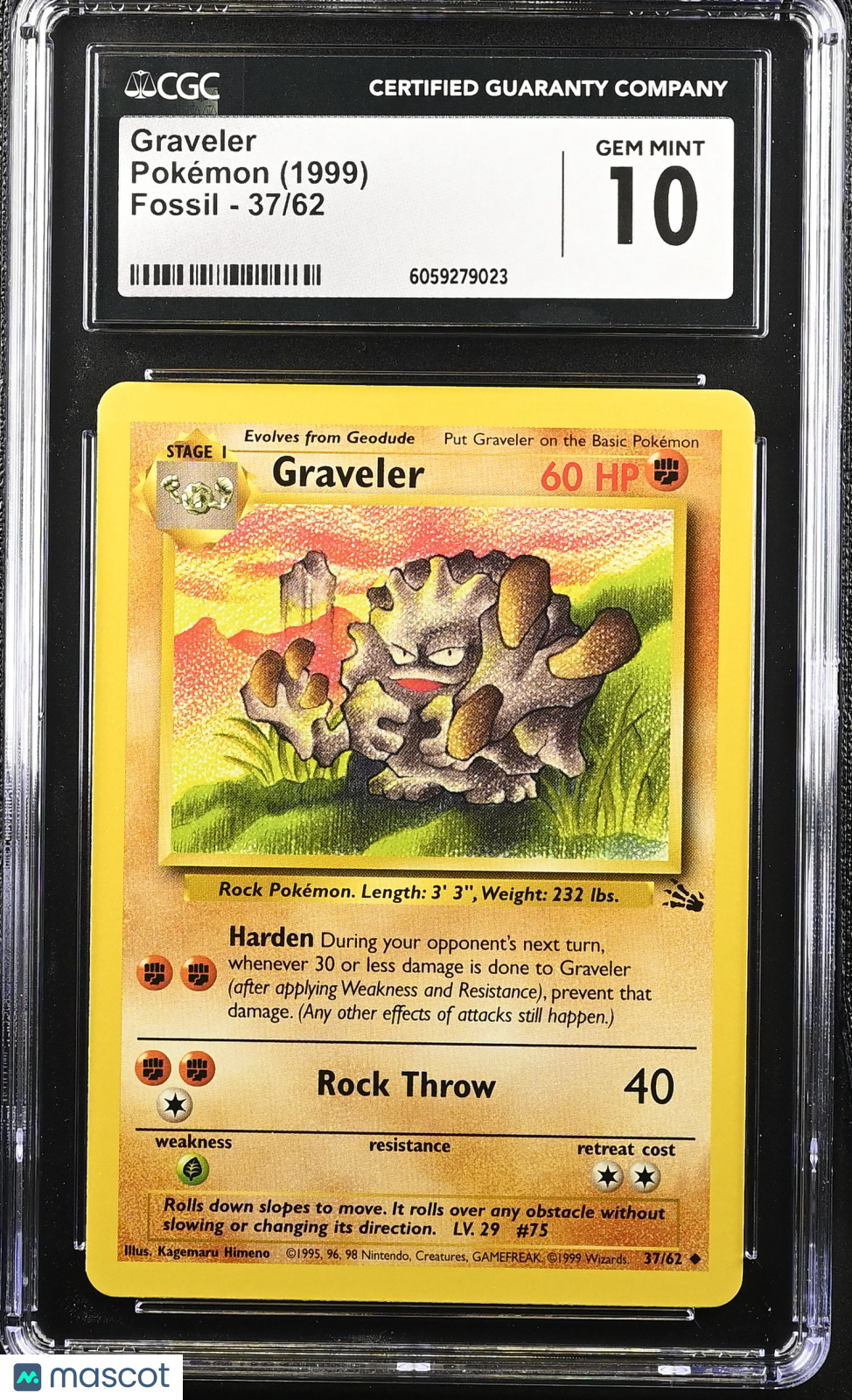 1999 Fossil Graveler CGC 10