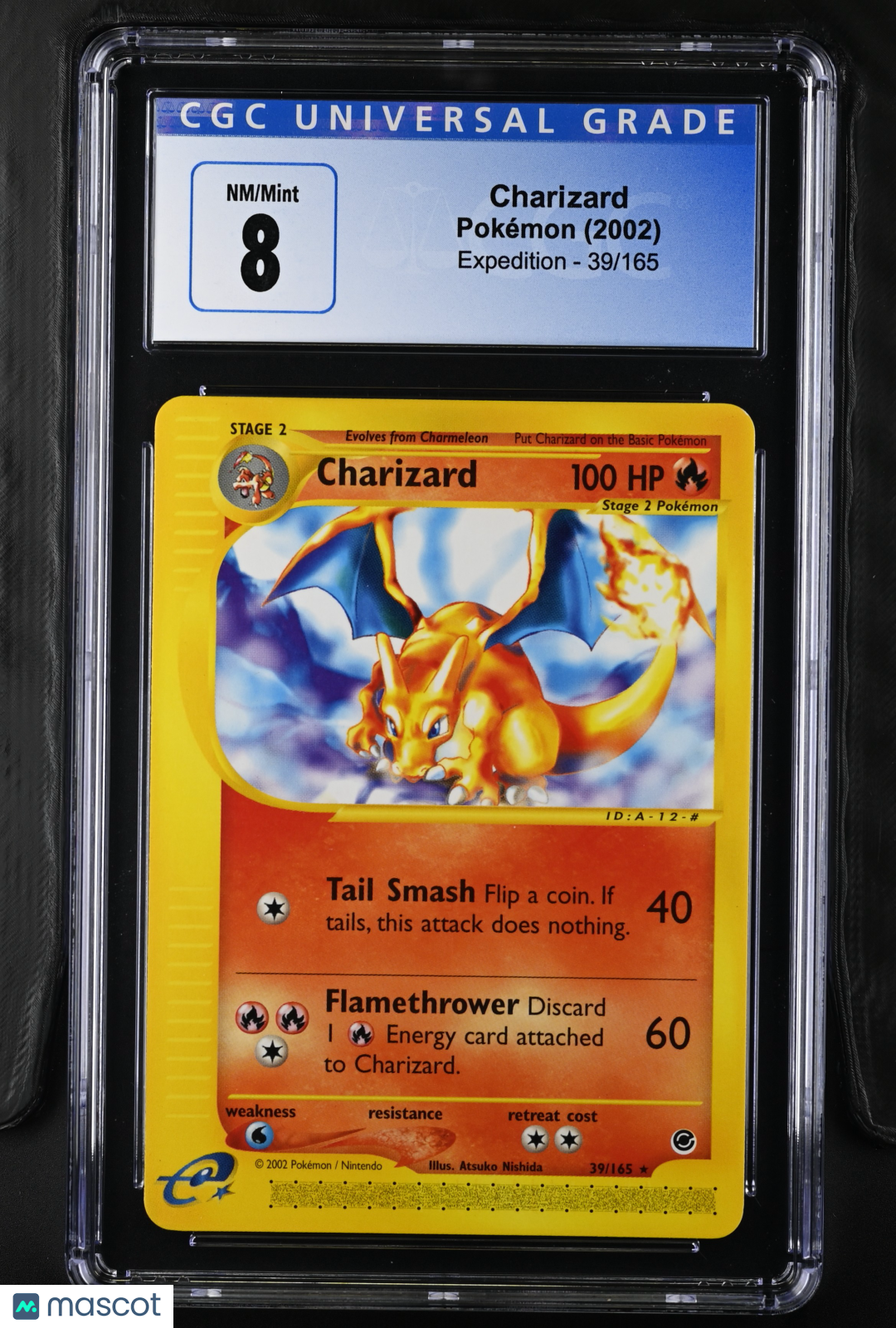 2002 Expedition Charizard CGC 8