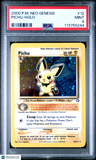 2000 Pokemon Neo Genesis Pichu-Holo PSA 9