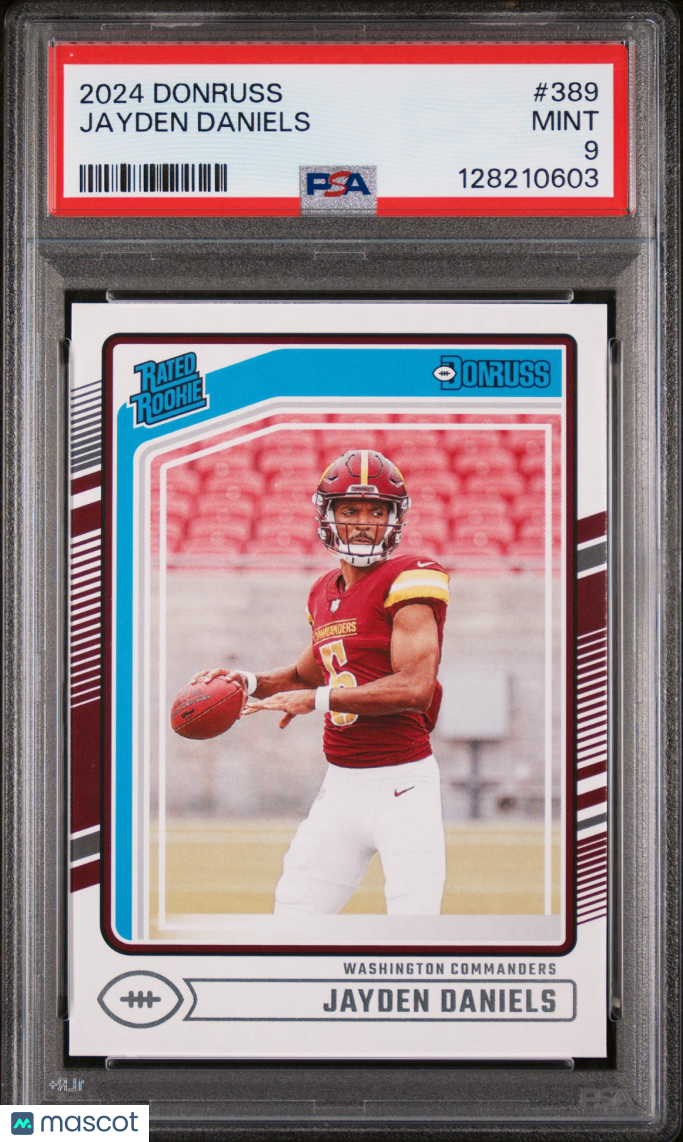 2024 Panini Donruss Jayden Daniels PSA 9