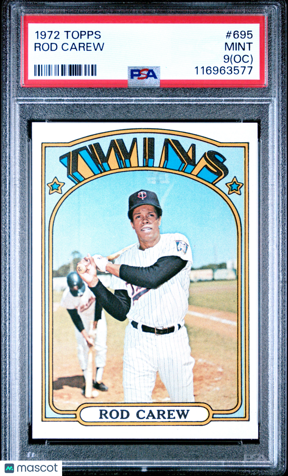 1972 Topps Rod Carew PSA 9