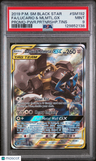2019 Pokemon Sm Black Star Promo Fa/Lucario & Mlmtl.Gx PSA 9