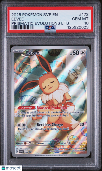 2025 Pokemon Svp En-Sv Black Star Promo Eevee Prismatic Evolutions Etb