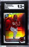 2022 Bowman Draft Elly De La Cruz Chr. Refractor SGC 9.5