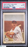 1959 Fleer Ted Williams July 21, 1946, Ted Hits For The Cycle PSA 4