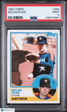 1983 Topps Nolan Ryan PSA 9
