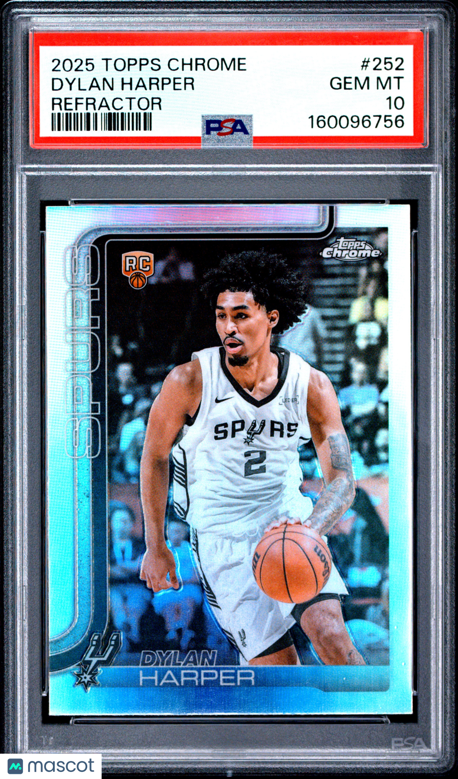 2025 Topps Chrome Dylan Harper Refractor PSA 10