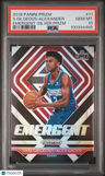 2018 Panini Prizm Emergent S.Gilgeous-Alexander Emergent-Silver Prizm PSA 10