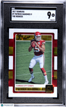 2017 Donruss Patrick Mahomes II The Rookies SGC 9