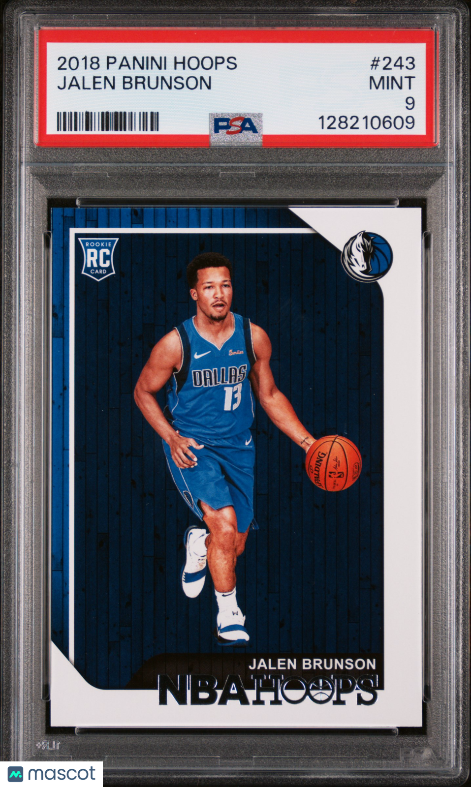 2018 Panini Hoops Jalen Brunson PSA 9
