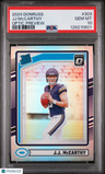 2024 Panini Donruss Jj Mccarthy Optic Preview PSA 10