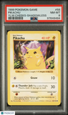 1999 Pokemon Game Pikachu Ylw.Cheeks-Shadowless PSA 8