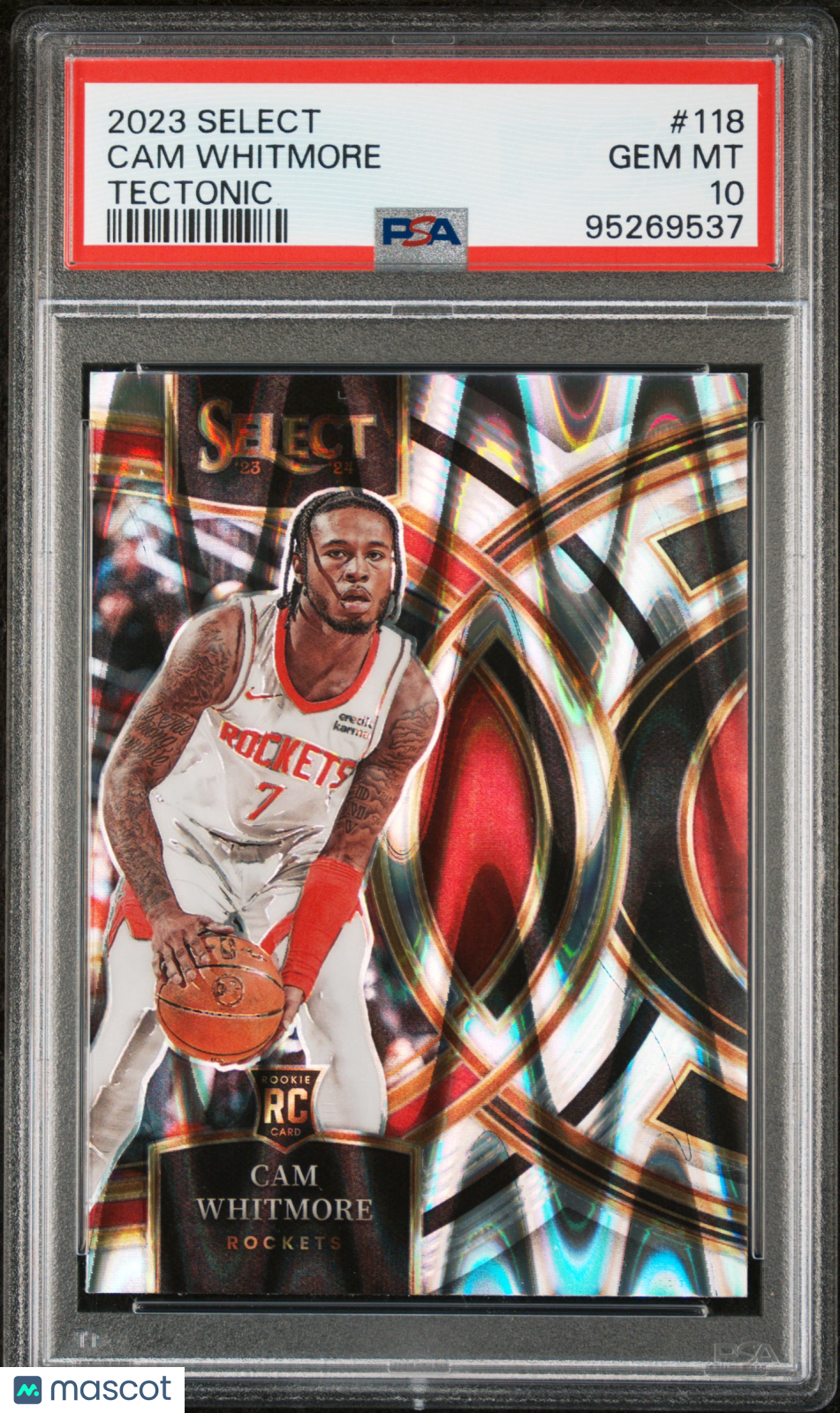 2023 Panini Select Cam Whitmore Tectonic PSA 10