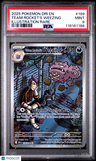 2025 Pokemon Destined Rivals Team Rocket'S Weezing Illustration Rare PSA 9