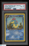 2002 Pokemon Neo Destiny Dark Croconaw 1st Edition PSA 8