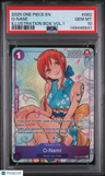 2025 One Piece Promos O-Nami Illustration Box Vol.1 PSA 10