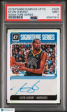 2018 Panini Donruss Optic Signature Series Kevin Durant Signature Series PSA 9