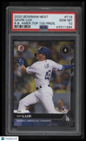 2020 Bowman Next Baseball America's Top 100 Prospects Gavin Lux PSA 10