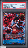 2025 One Piece Op11-A Fist Of Divine Speed Monkey D. Luffy Alternate Art PSA 10