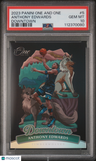 2023 Panini One And One Downtown Anthony Edwards PSA 10