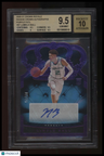 2020-21 Crown Royale Rookie Crown Autographs Purple FOTL LaMelo Ball BGS 9.5