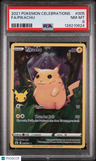 2021 Pokemon Celebrations Fa/Pikachu PSA 8
