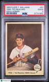 1959 Fleer Ted Williams 1956-Ted Reaches 400th Homer PSA 2