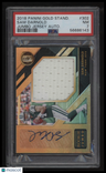 2018 Panini Gold Standard Sam Darnold Jumbo Jersey Autograph PSA 7