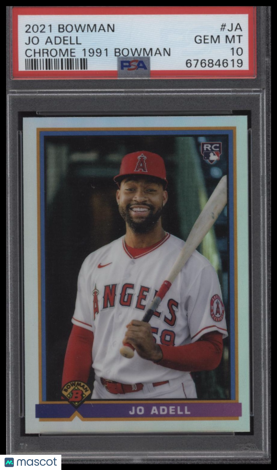 2021 Bowman Chrome 1991 Bowman #JA Jo Adell Chrome 1991 Bowman PSA 10