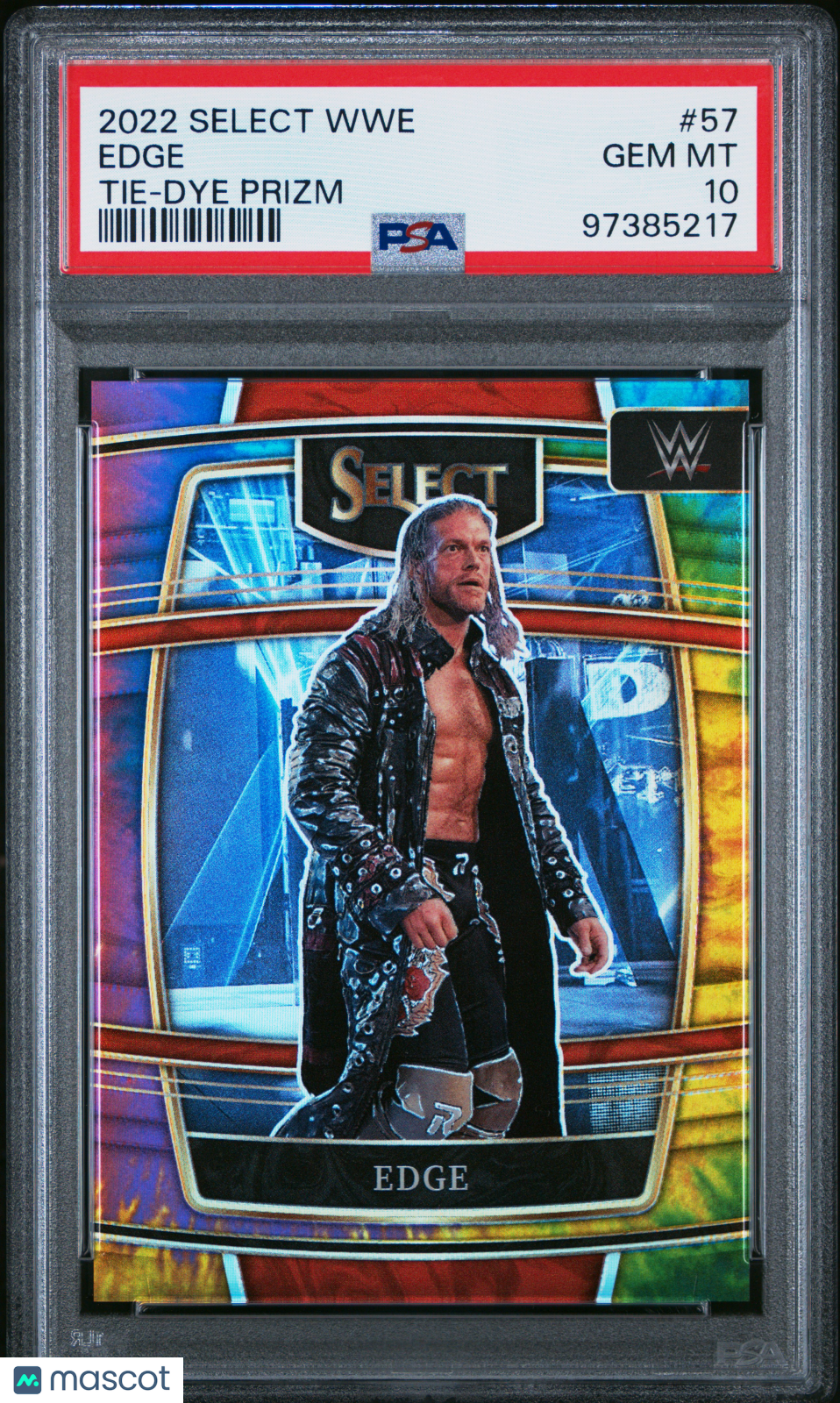 2022 Panini Select Wwe Edge Tie-Dye Prizm PSA 10