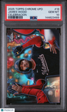 2025 Topps Chrome Update Celebracion James Wood PSA 10